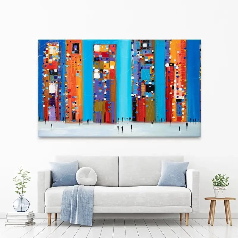 Night Out Canvas Print Night Out Canvas Print wall art product Ekaterina Ermilkina
