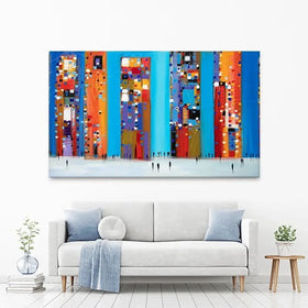 Night Out Canvas Print Night Out Canvas Print wall art product Ekaterina Ermilkina