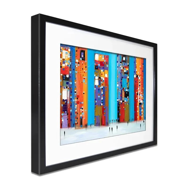 Night Out Framed Art Print Night Out Framed Art Print wall art product Ekaterina Ermilkina