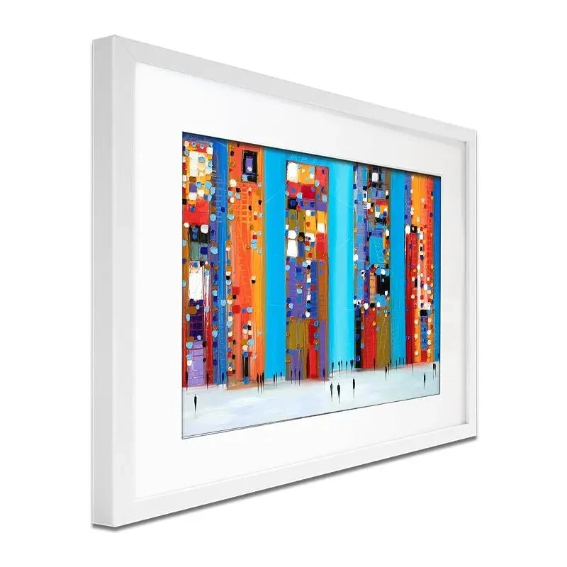 Night Out Framed Art Print Night Out Framed Art Print wall art product Ekaterina Ermilkina