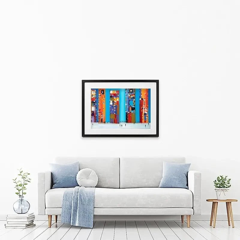 Night Out Framed Art Print Night Out Framed Art Print wall art product Ekaterina Ermilkina