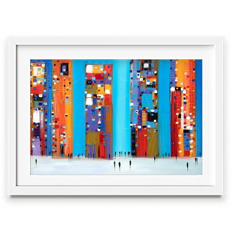 Night Out Framed Art Print Night Out Framed Art Print wall art product Ekaterina Ermilkina