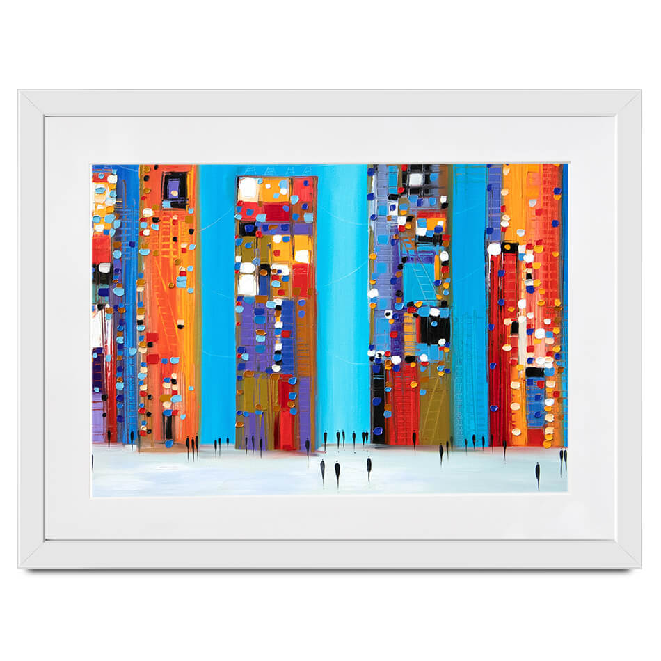 Night Out Framed Art Print Night Out Framed Art Print wall art product Ekaterina Ermilkina