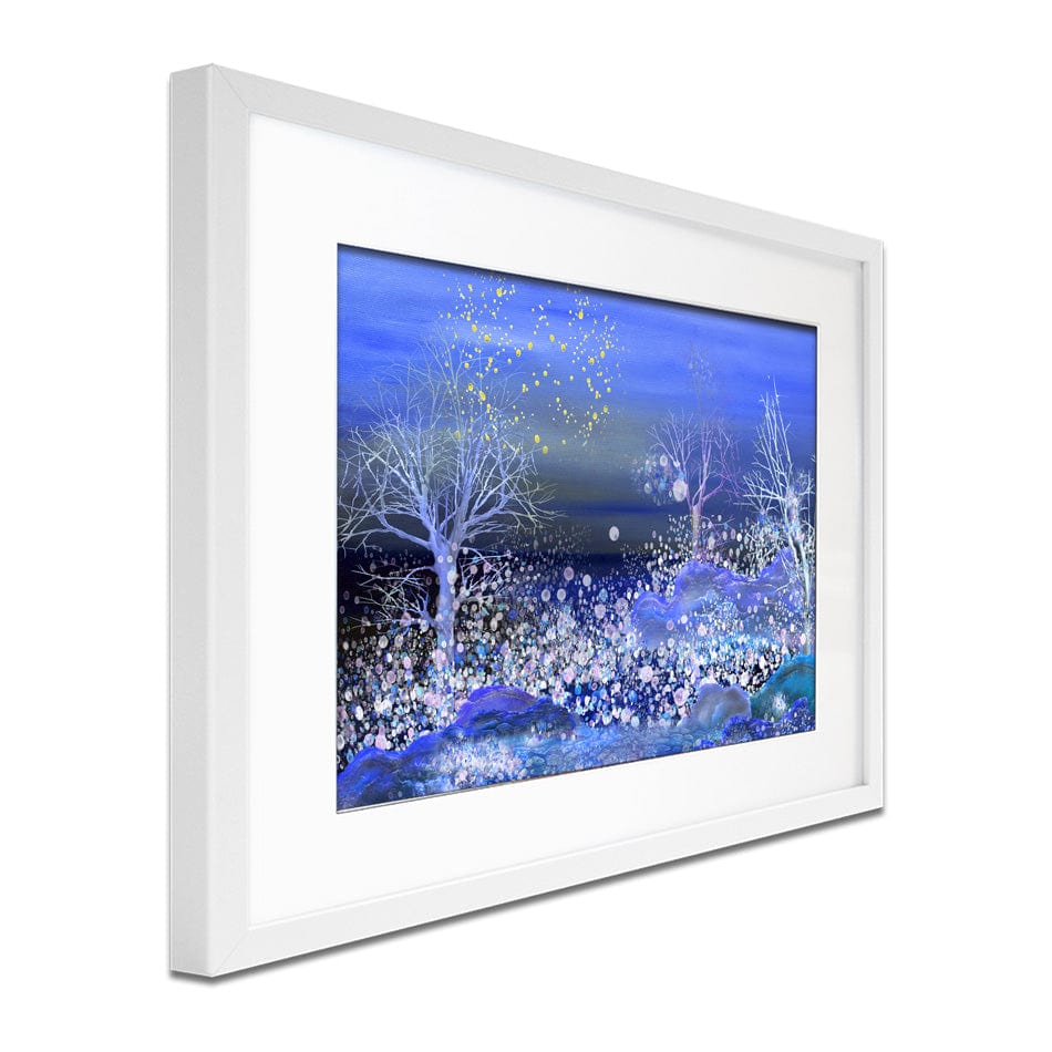 Night Snowfall Framed Art Print wall art product kasyanovart / Shutterstock