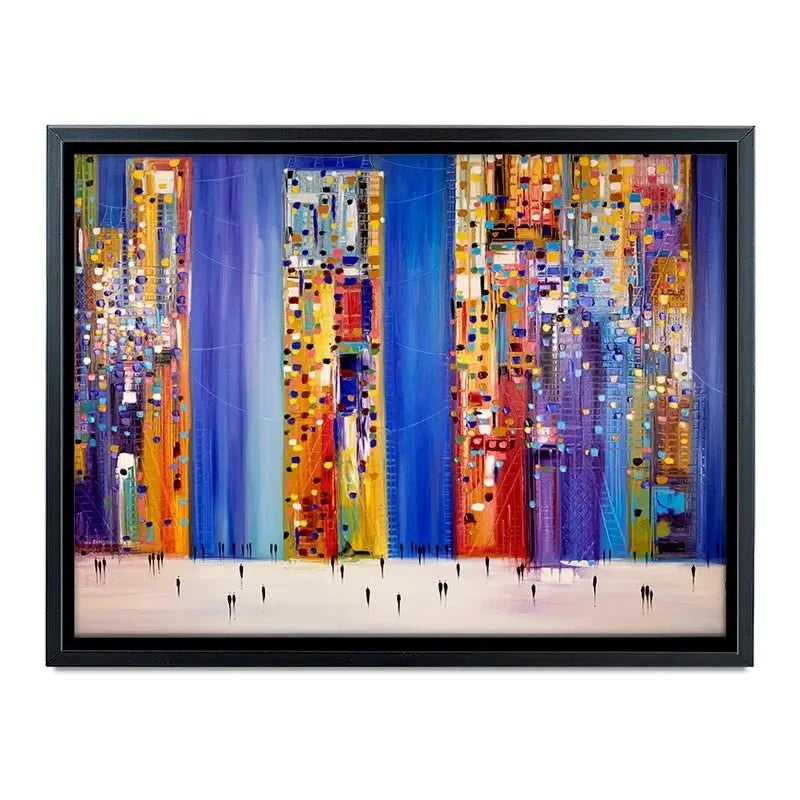 Night Streets Canvas Print Night Streets Canvas Print wall art product Ekaterina Ermilkina