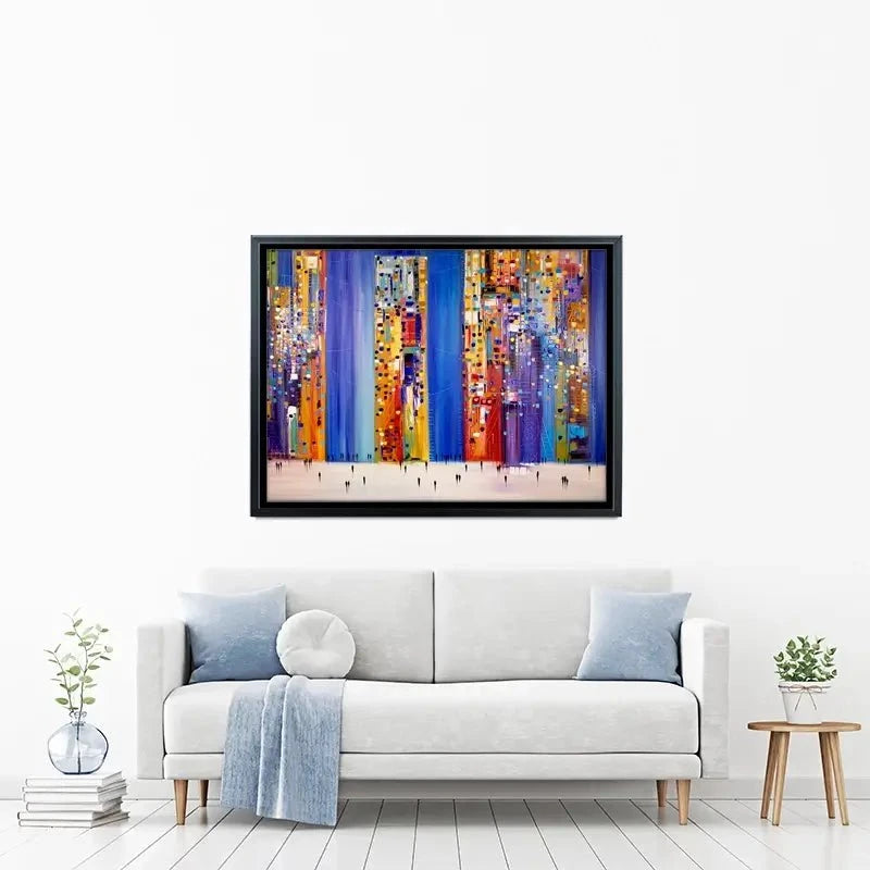 Night Streets Canvas Print Night Streets Canvas Print wall art product Ekaterina Ermilkina