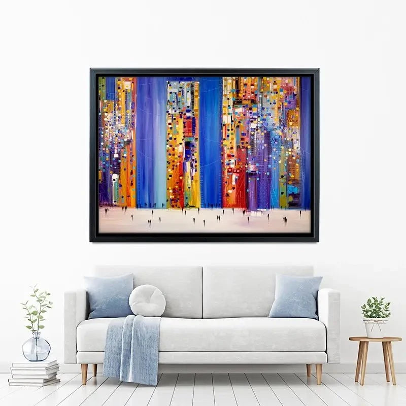 Night Streets Canvas Print Night Streets Canvas Print wall art product Ekaterina Ermilkina