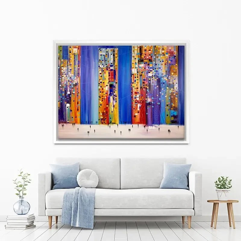 Night Streets Canvas Print Night Streets Canvas Print wall art product Ekaterina Ermilkina