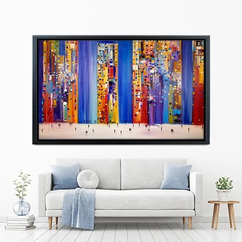 Night Streets Canvas Print Night Streets Canvas Print wall art product Ekaterina Ermilkina
