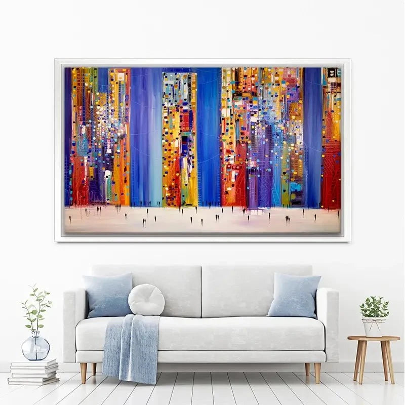 Night Streets Canvas Print Night Streets Canvas Print wall art product Ekaterina Ermilkina