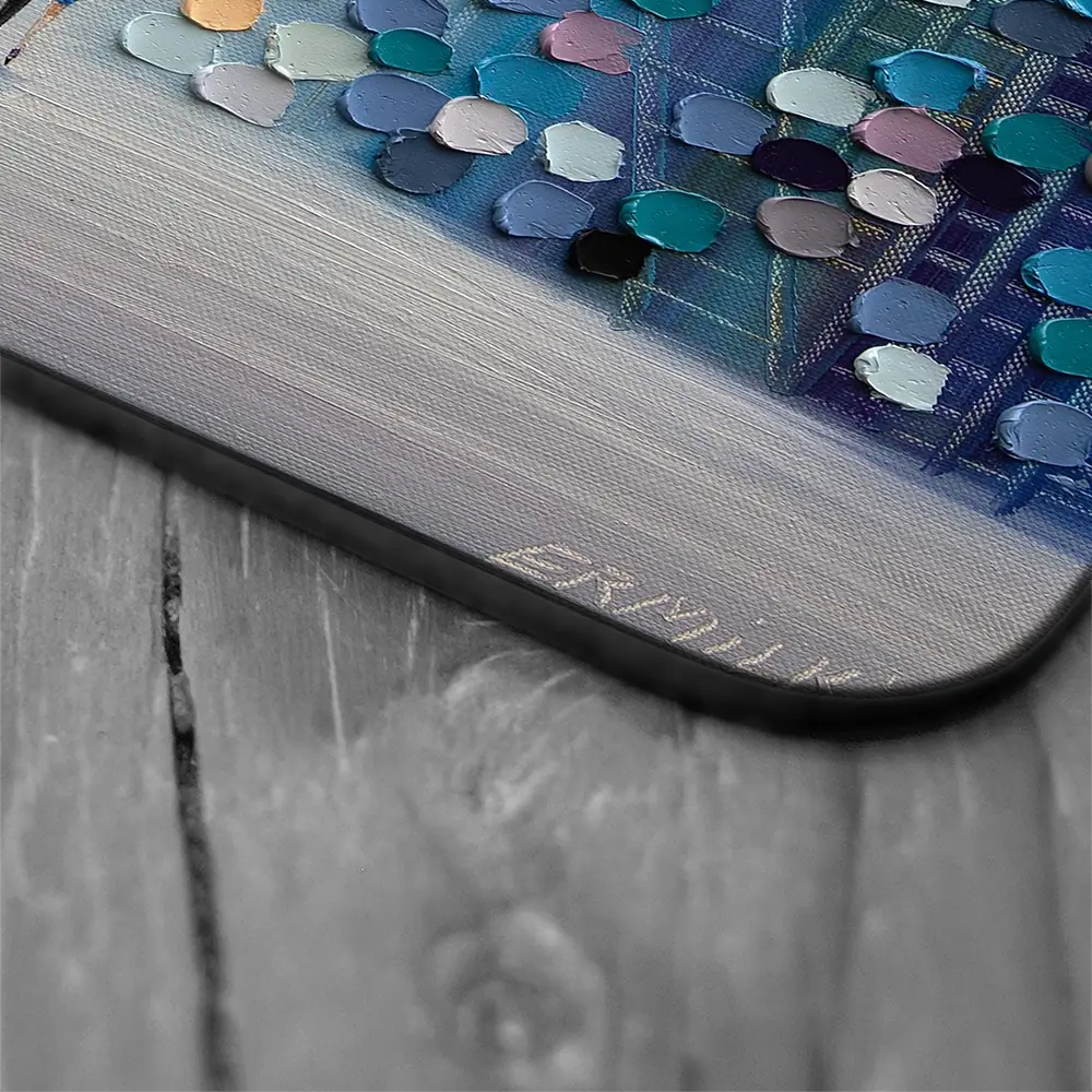 Night Stroll Coaster Set Night Stroll Coaster Set wall art product Ekaterina Ermilkina