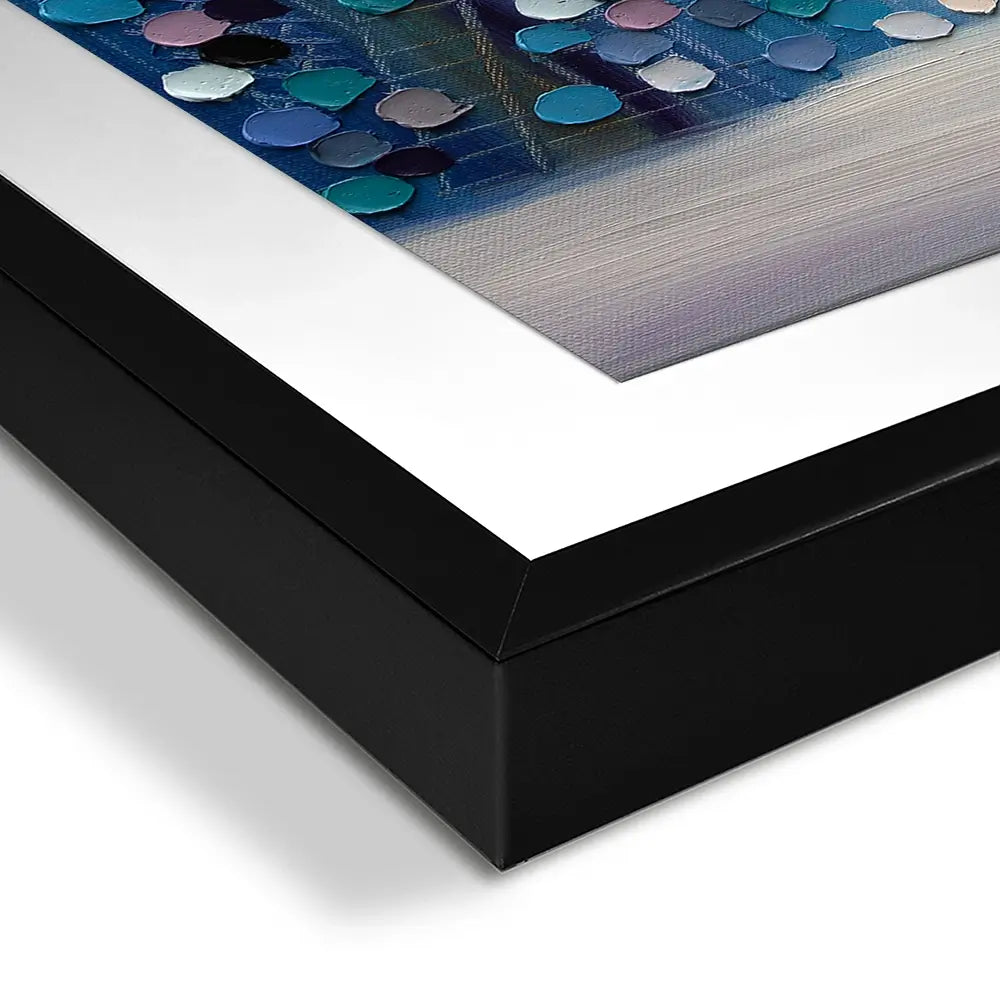 Night Stroll Square Framed Art Print Night Stroll Square Framed Art Print wall art product Ekaterina Ermilkina