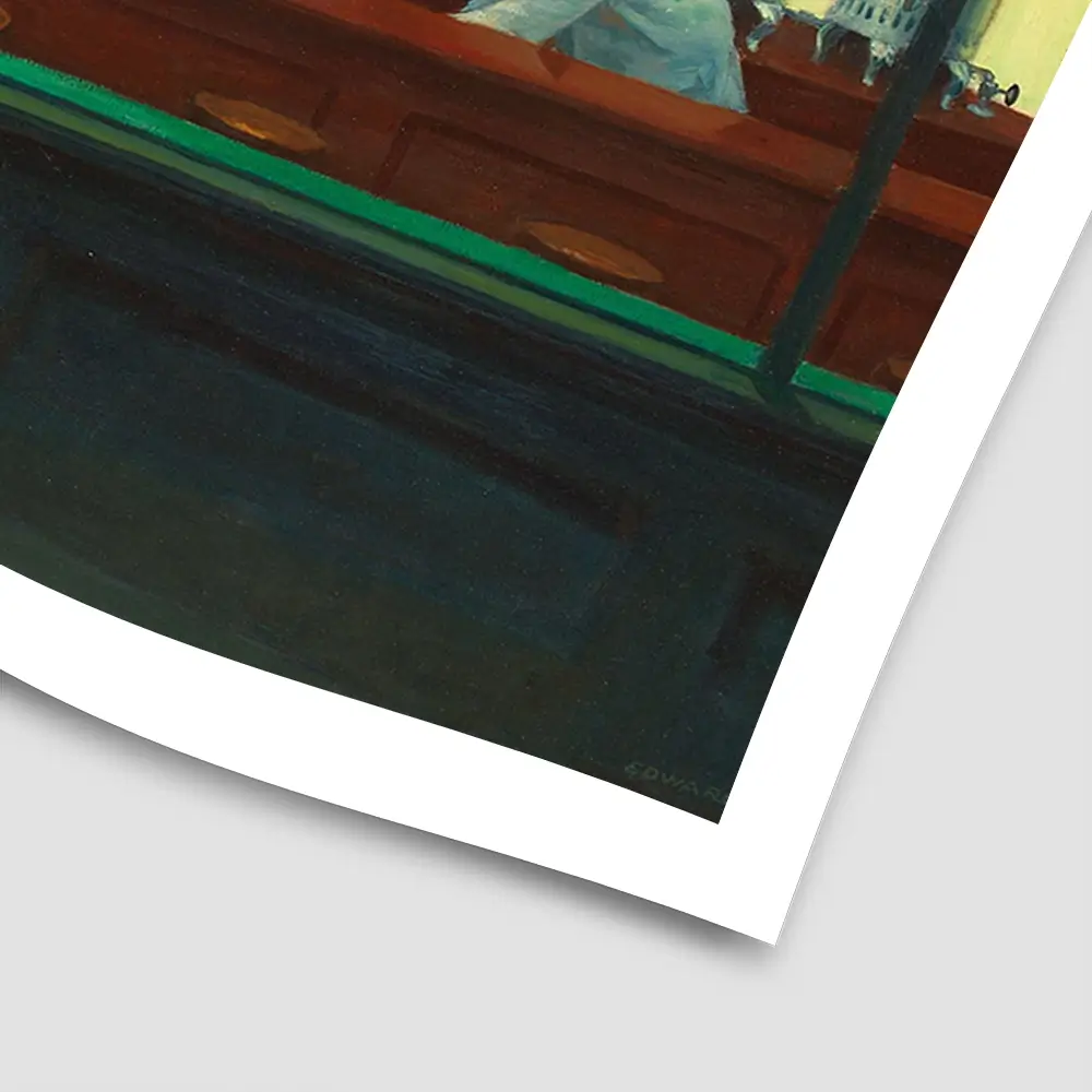 Nighthawks Square Art Print Nighthawks Square Art Print wall art product Edward Hopper