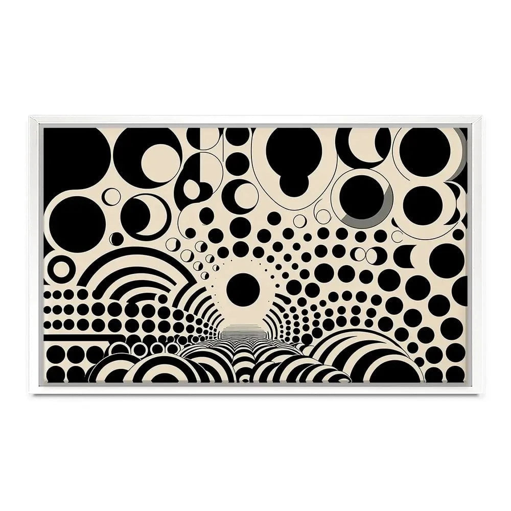 Noir Abstract Canvas Print Noir Abstract Canvas Print wall art product P & M Print Gallery