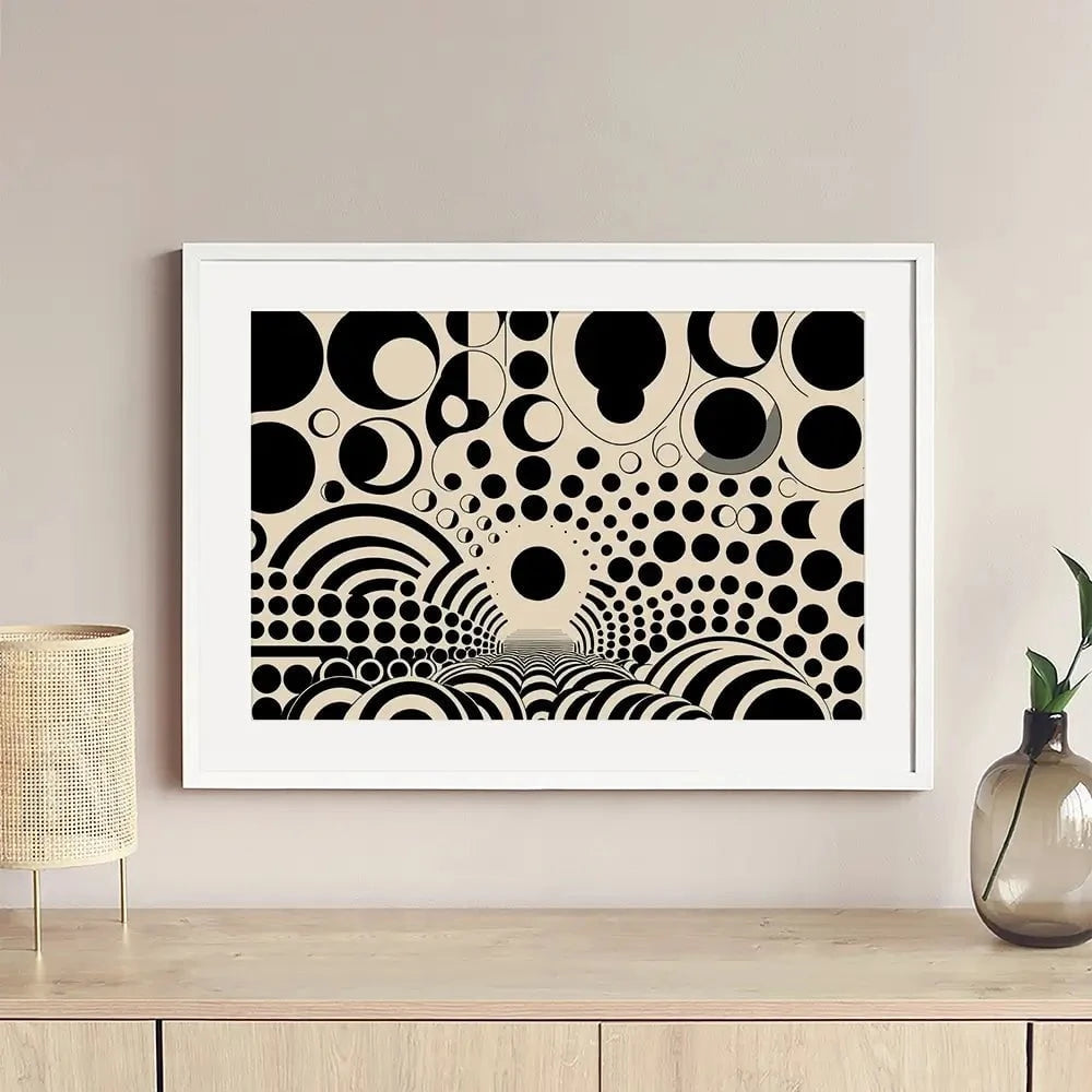Noir Abstract Framed Art Print Noir Abstract Framed Art Print wall art product P & M Print Gallery