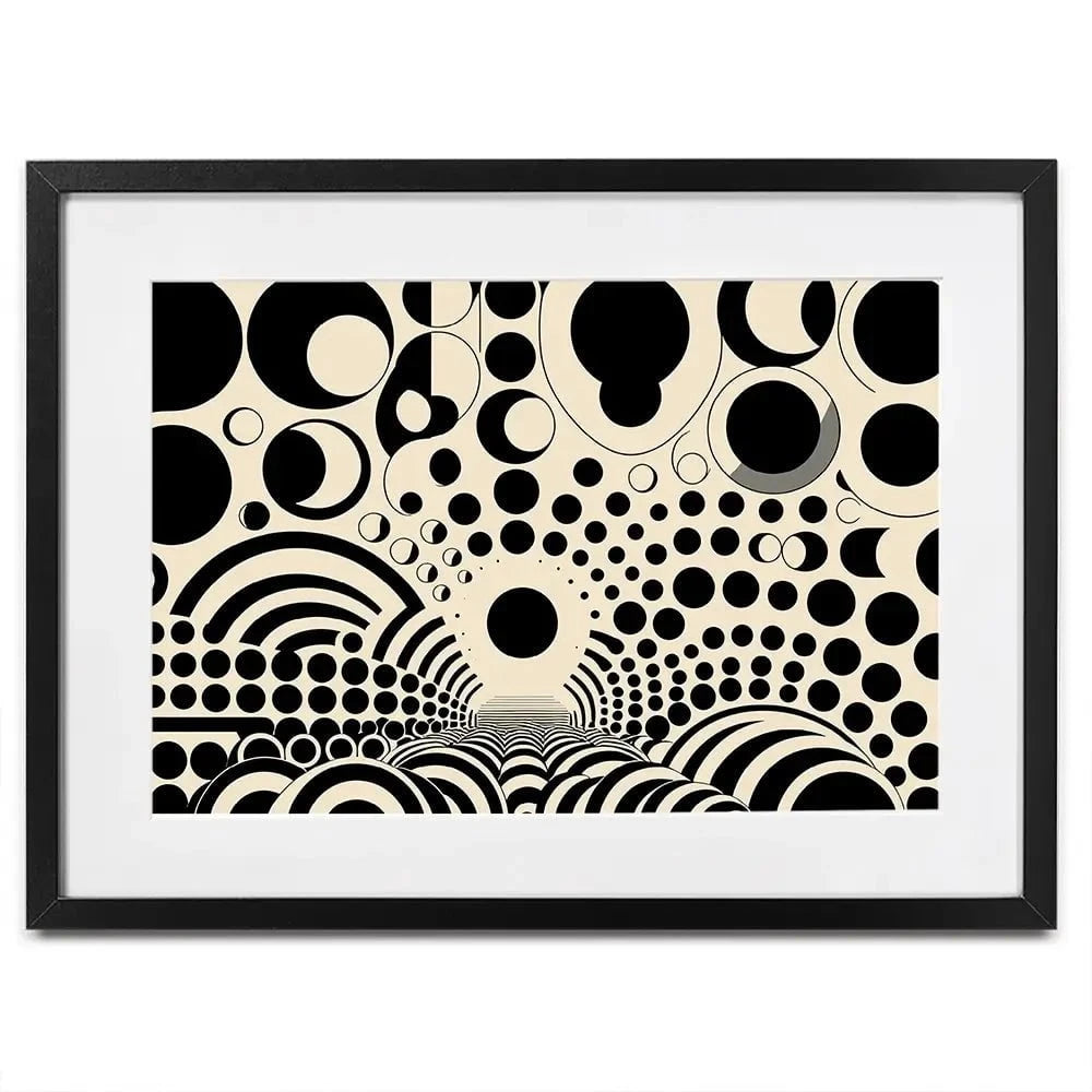 Noir Abstract Framed Art Print Noir Abstract Framed Art Print wall art product P & M Print Gallery