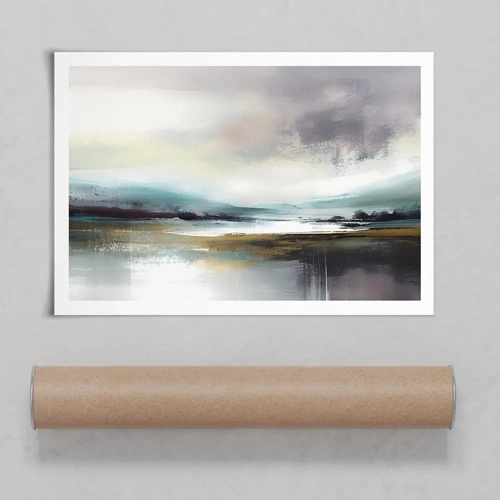 Nordic Landscape Art Print Nordic Landscape Art Print wall art product jesseyy / Shutterstock