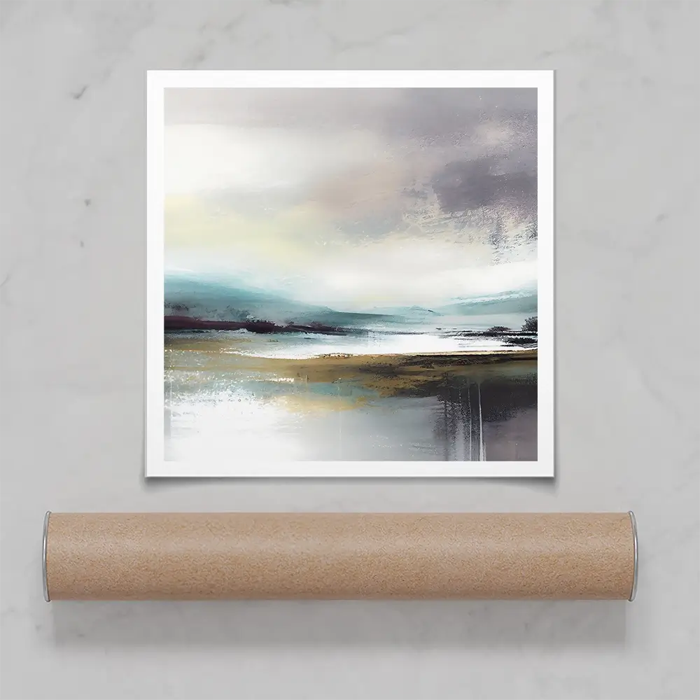 Nordic Landscape Square Art Print Nordic Landscape Square Art Print wall art product jesseyy / Shutterstock