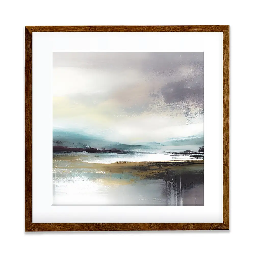 Nordic Landscape Square Framed Art Print Nordic Landscape Square Framed Art Print wall art product jesseyy / Shutterstock