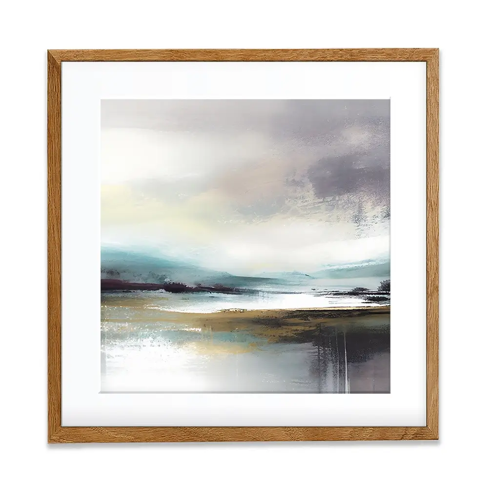 Nordic Landscape Square Framed Art Print Nordic Landscape Square Framed Art Print wall art product jesseyy / Shutterstock