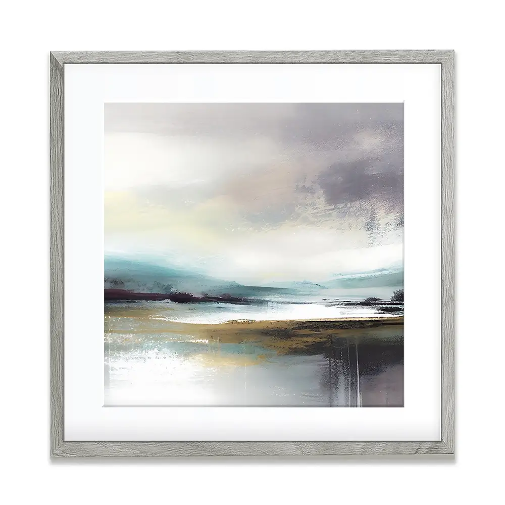 Nordic Landscape Square Framed Art Print Nordic Landscape Square Framed Art Print wall art product jesseyy / Shutterstock