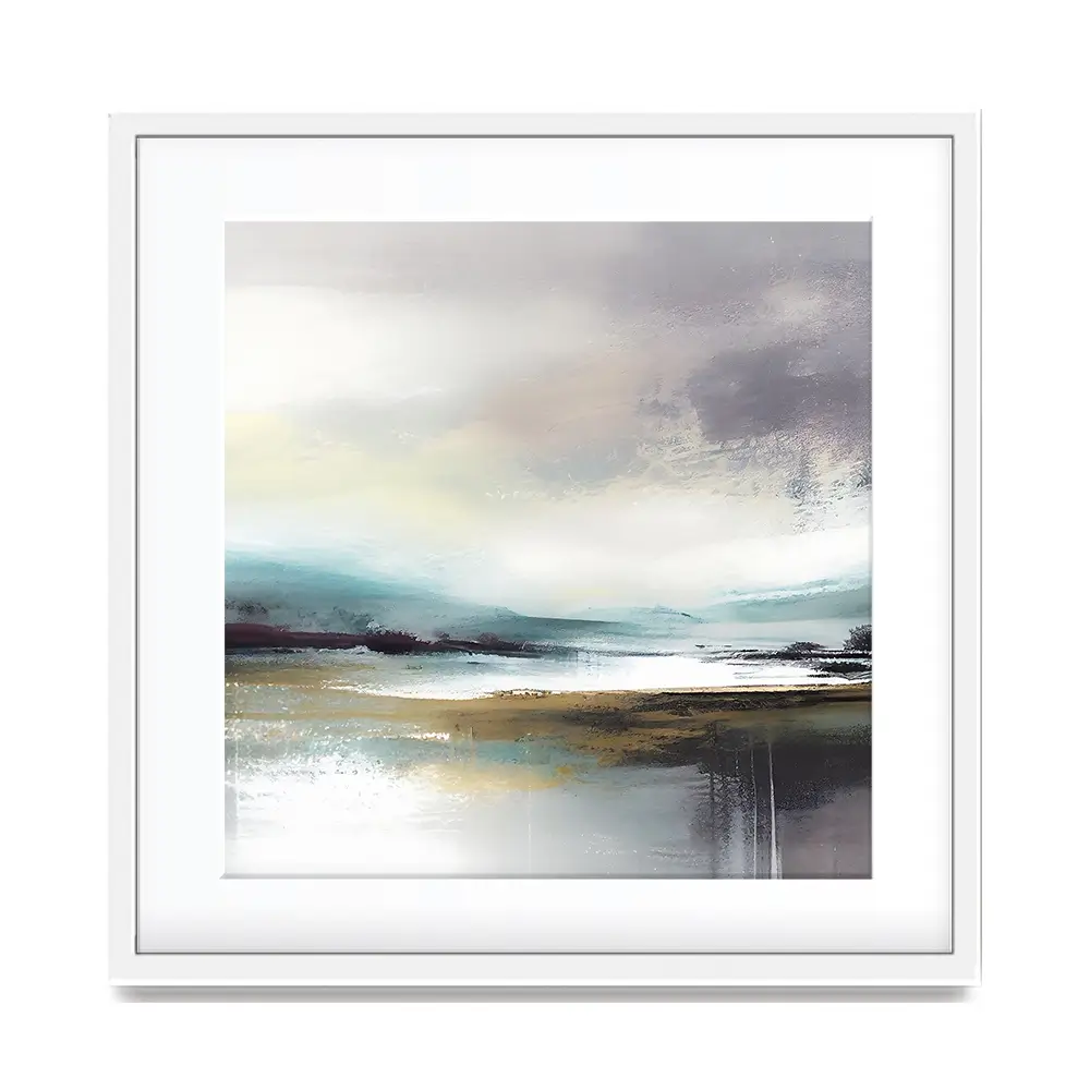 Nordic Landscape Square Framed Art Print Nordic Landscape Square Framed Art Print wall art product jesseyy / Shutterstock