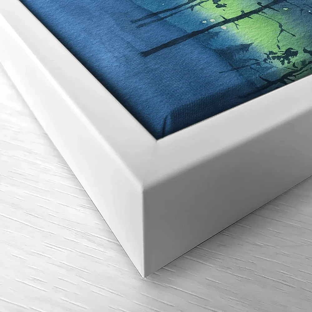 Northern Lights Canvas Print Northern Lights Canvas Print wall art product Dlinnychulok / Shutterstock