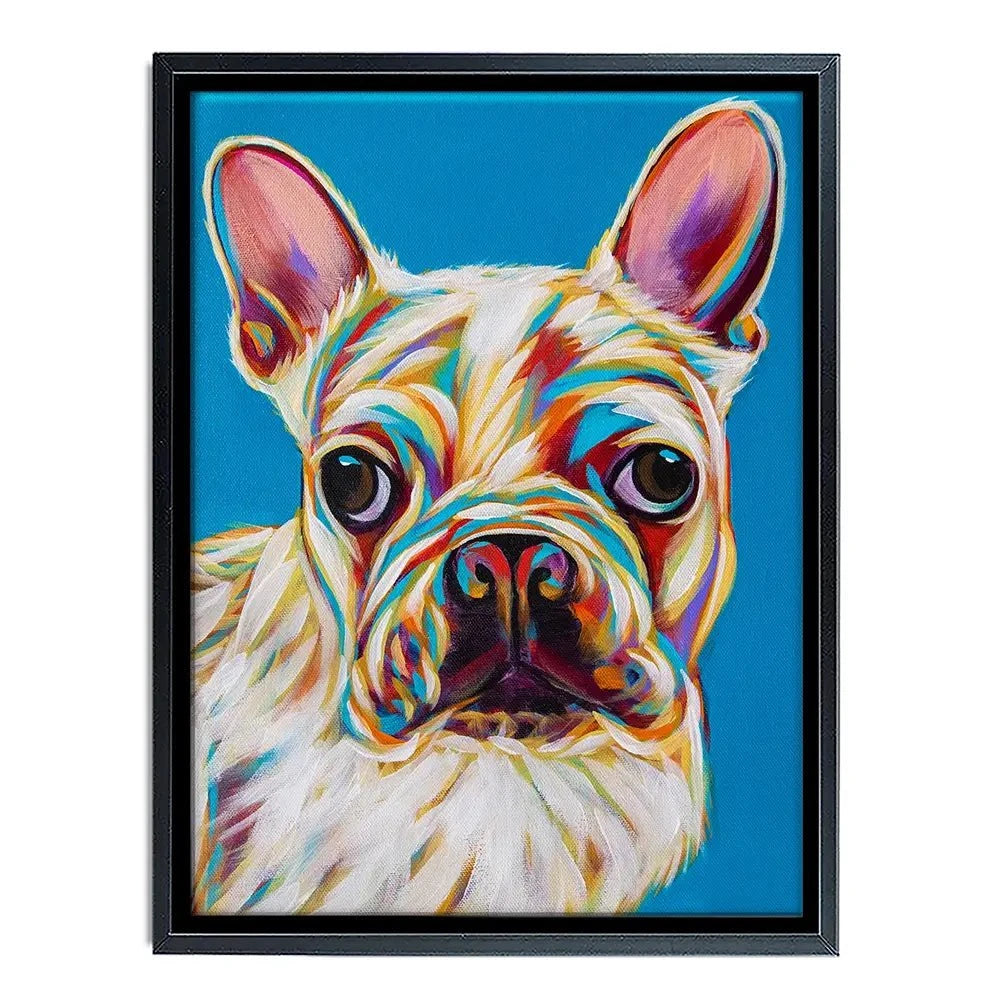 Nosey Dog Canvas Print Nosey Dog Canvas Print wall art product Carolee Vitaletti