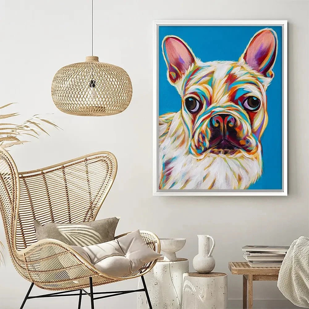 Nosey Dog Canvas Print Nosey Dog Canvas Print wall art product Carolee Vitaletti