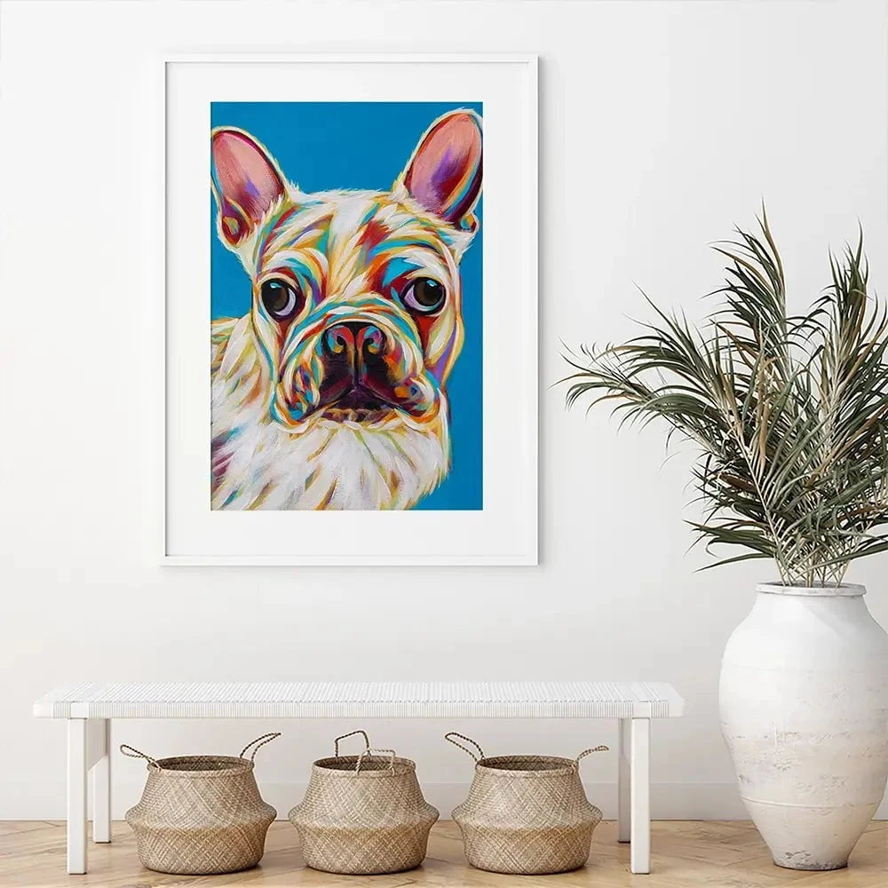 Nosey Dog Framed Art Print Nosey Dog Framed Art Print wall art product Carolee Vitaletti