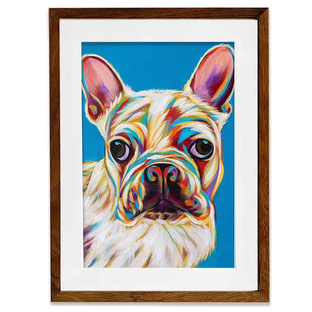 Nosey Dog Framed Art Print Nosey Dog Framed Art Print wall art product Carolee Vitaletti