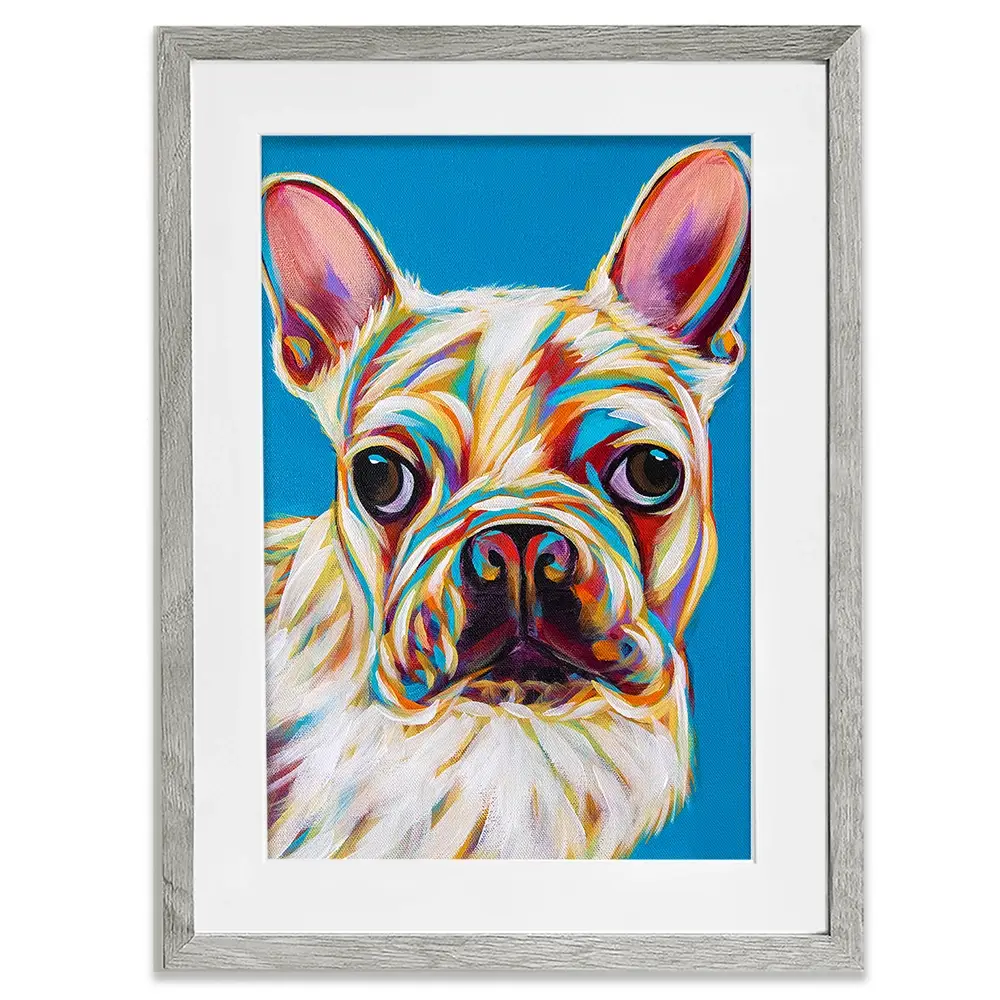 Nosey Dog Framed Art Print Nosey Dog Framed Art Print wall art product Carolee Vitaletti