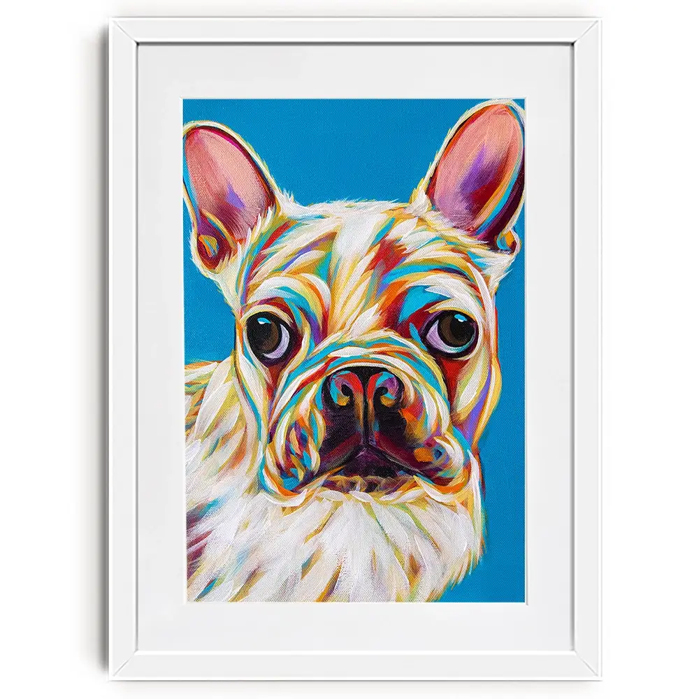 Nosey Dog Framed Art Print Nosey Dog Framed Art Print wall art product Carolee Vitaletti