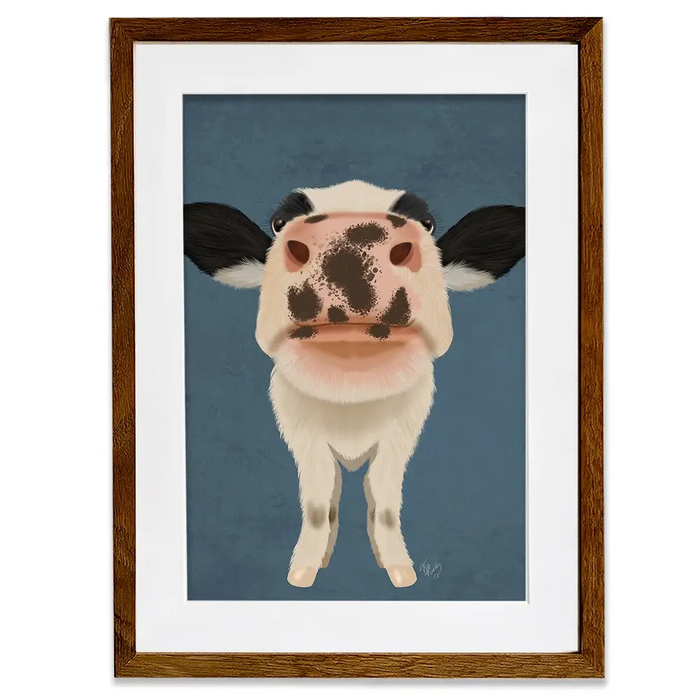 Nosey Framed Art Print Nosey Framed Art Print wall art product Fab Funky