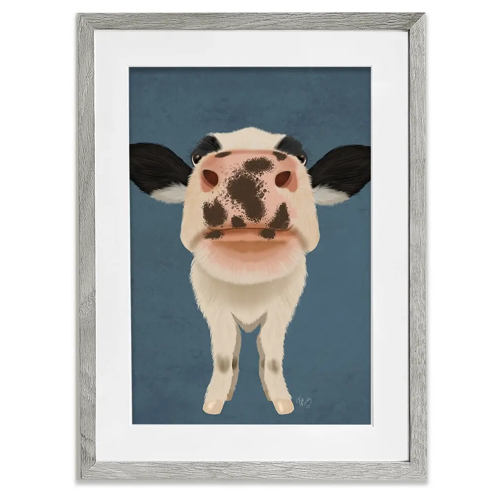 Nosey Framed Art Print Nosey Framed Art Print wall art product Fab Funky