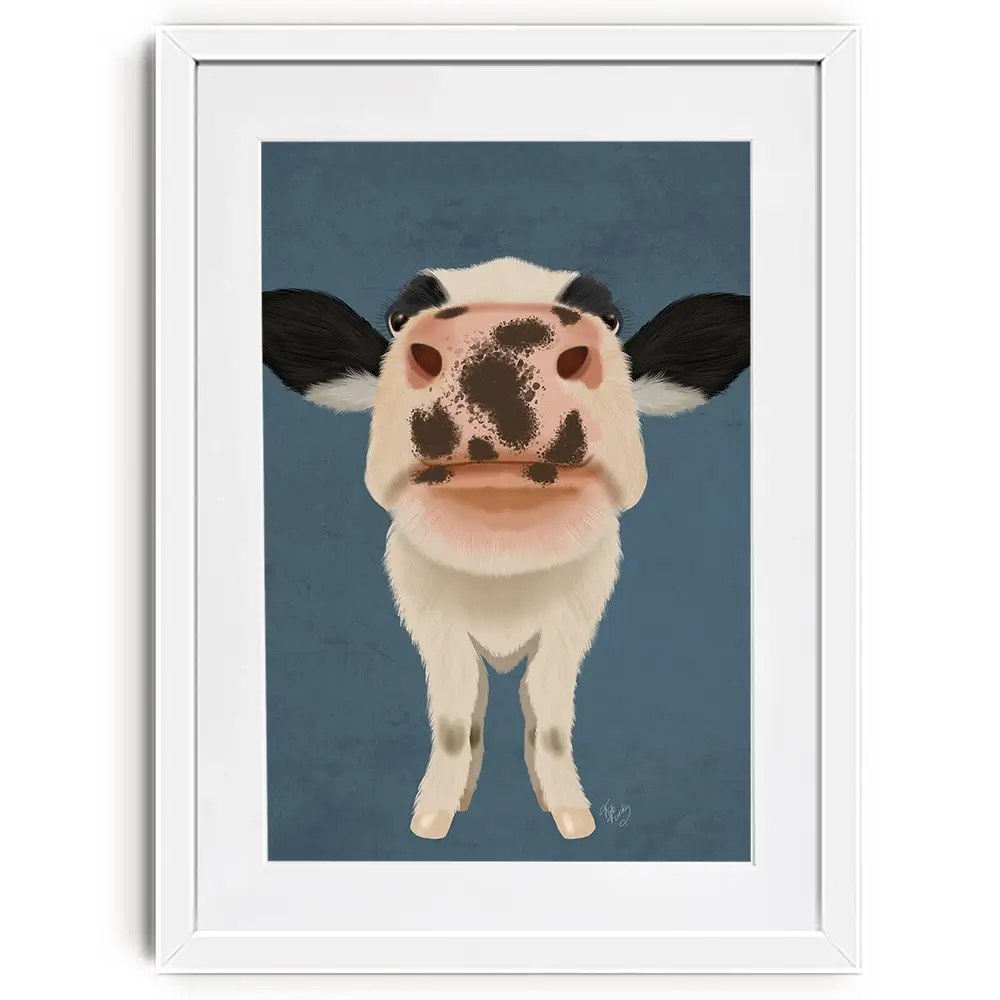 Nosey Framed Art Print Nosey Framed Art Print wall art product Fab Funky