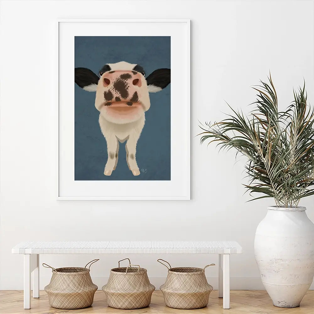 Nosey Framed Art Print Nosey Framed Art Print wall art product Fab Funky