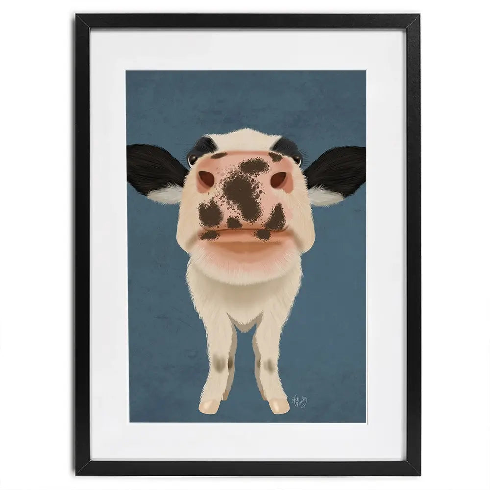 Nosey Framed Art Print Nosey Framed Art Print wall art product Fab Funky