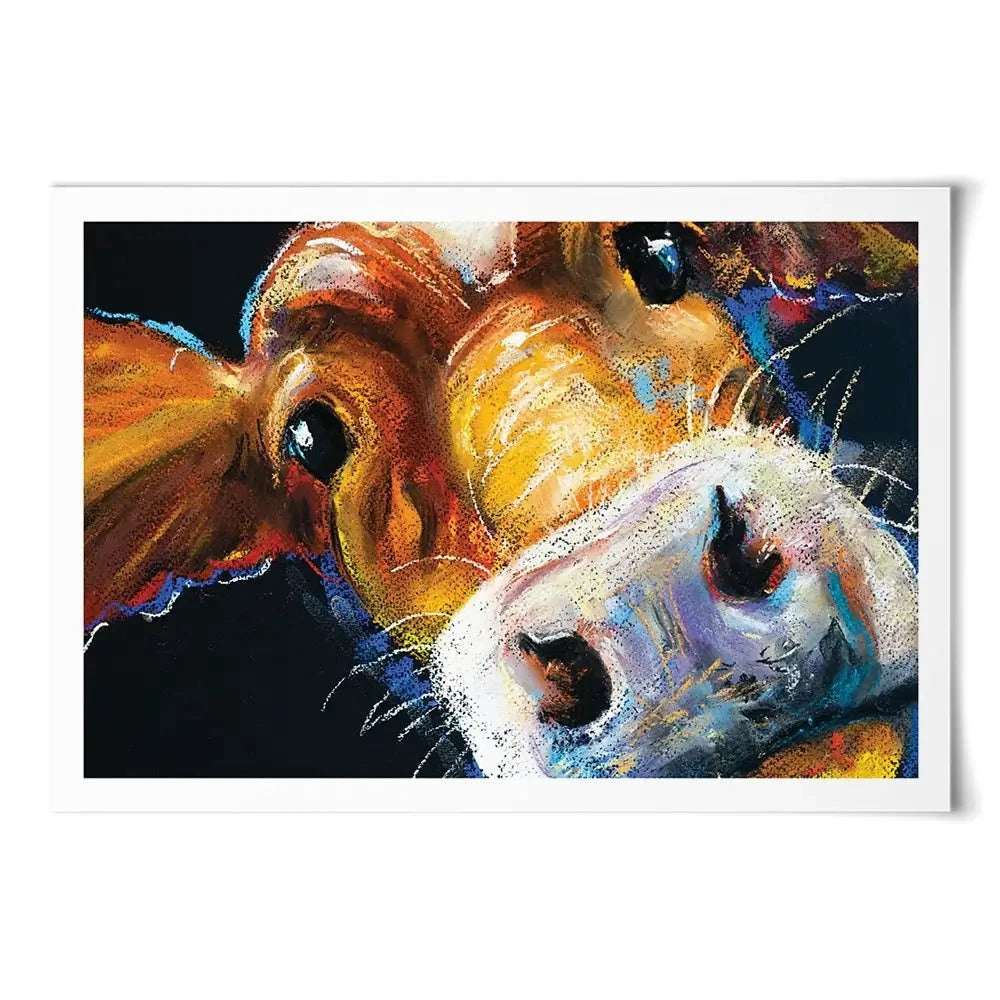 Nosy Cow Art Print Nosy Cow Art Print wall art product Ivailo Nikolov / Shutterstock