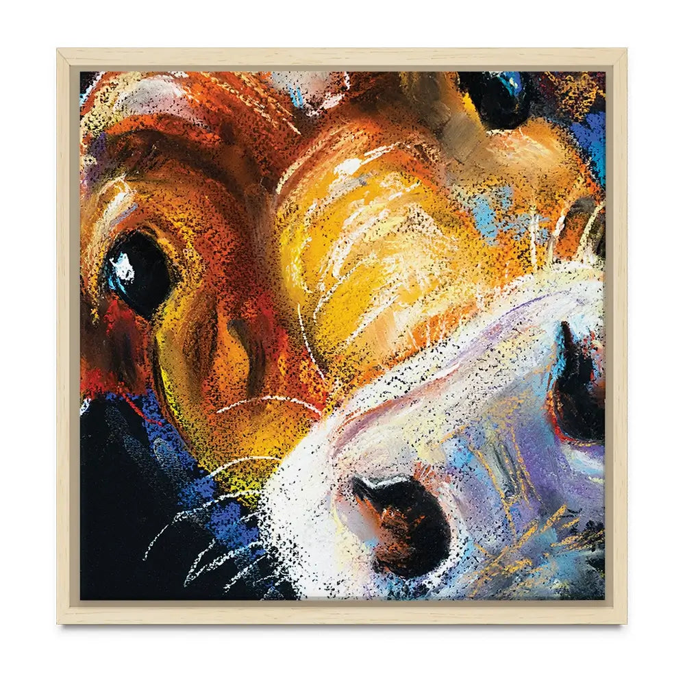 Nosy Cow Oversized Canvas Print Nosy Cow Oversized Canvas Print wall art product Art Print Shop