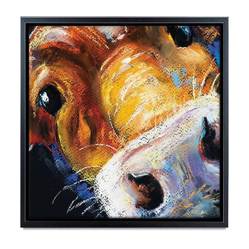 Nosy Cow Oversized Canvas Print Nosy Cow Oversized Canvas Print wall art product Art Print Shop
