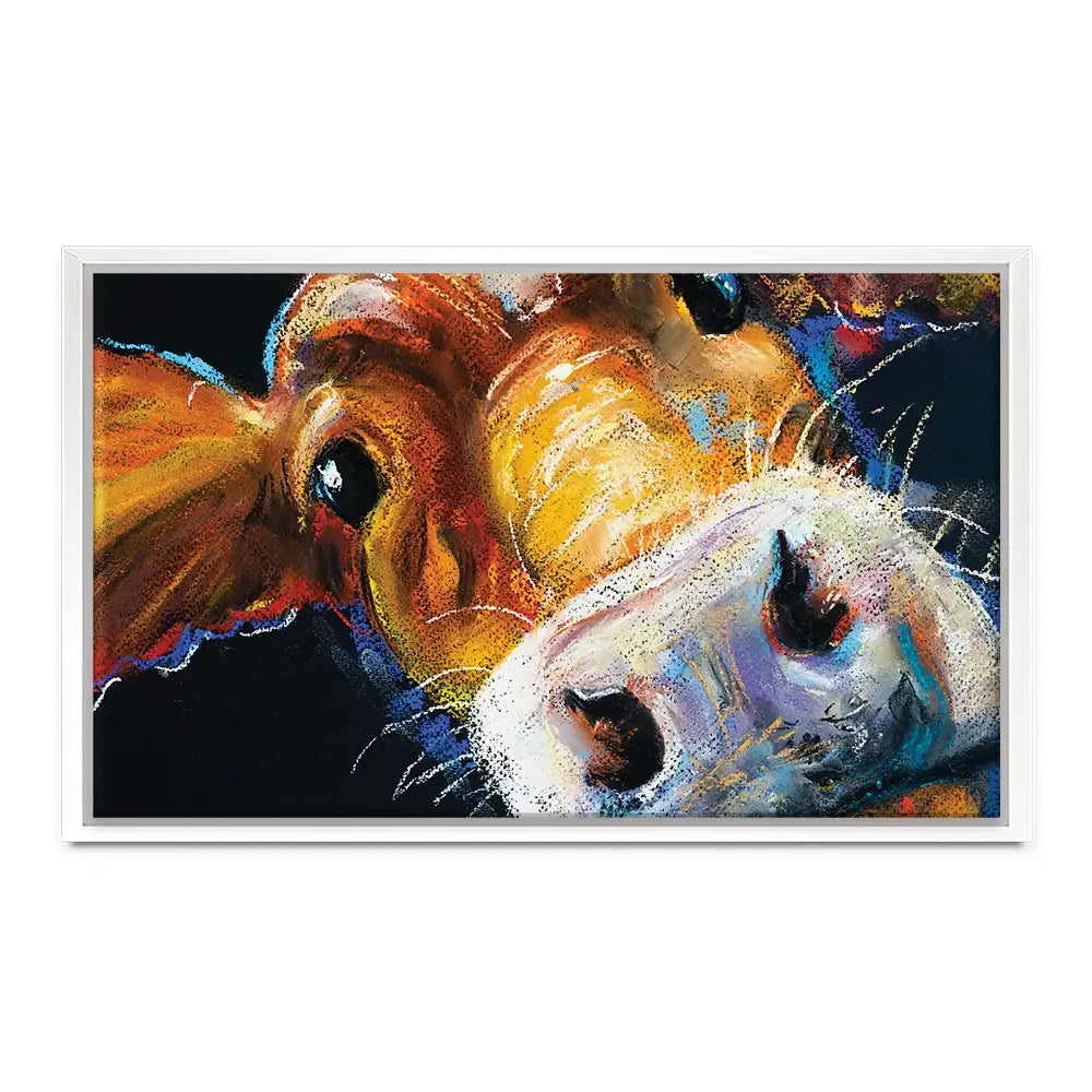 Nosy Cow Oversized Canvas Print Nosy Cow Oversized Canvas Print wall art product Art Print Shop