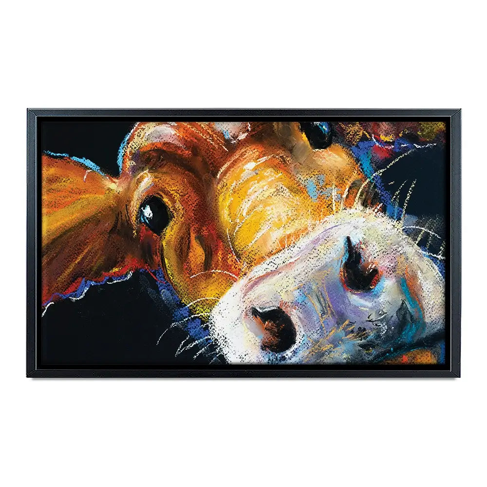 Nosy Cow Oversized Canvas Print Nosy Cow Oversized Canvas Print wall art product Art Print Shop