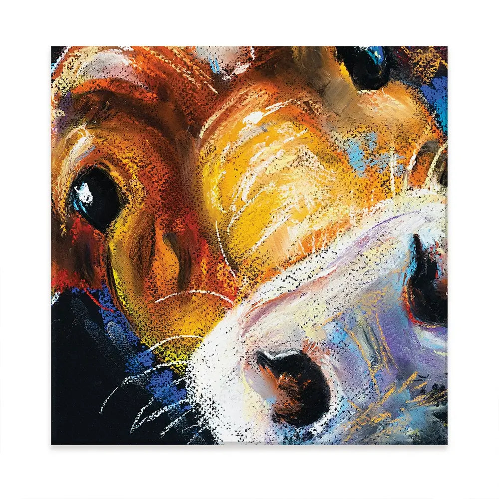 Nosy Cow Oversized Canvas Print Nosy Cow Oversized Canvas Print wall art product Art Print Shop