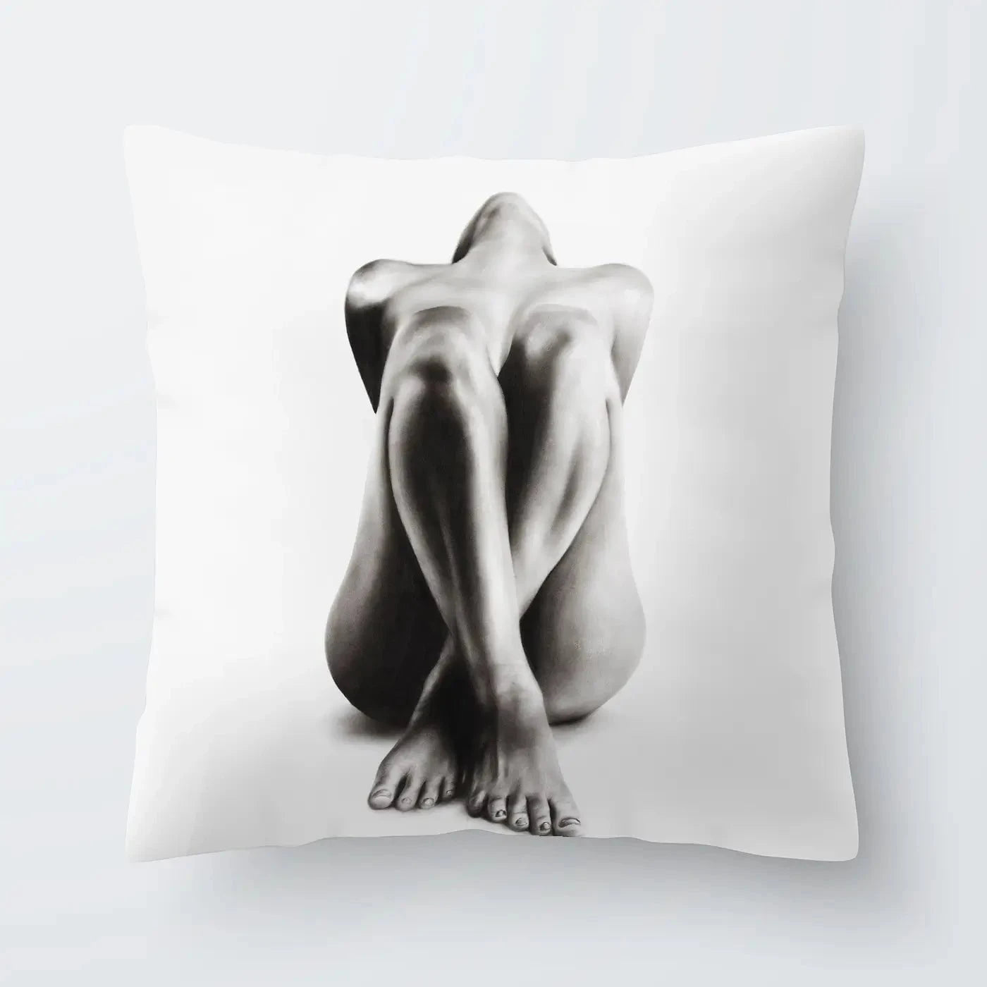 Nude Woman Charcoal Study Cushion Nude Woman Charcoal Study Cushion wall art product Ashvin Harrison