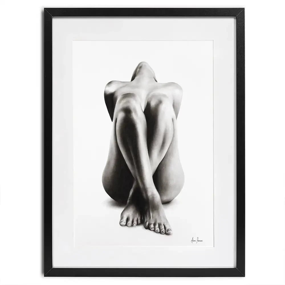 Nude Woman Charcoal Study Framed Art Print Nude Woman Charcoal Study Framed Art Print wall art product Ashvin Harrison