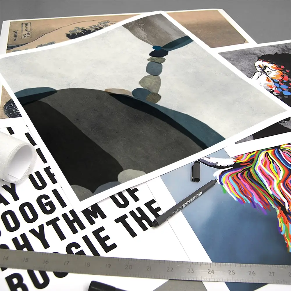 Nuggets Square Art Print Nuggets Square Art Print wall art product Roberto Moro