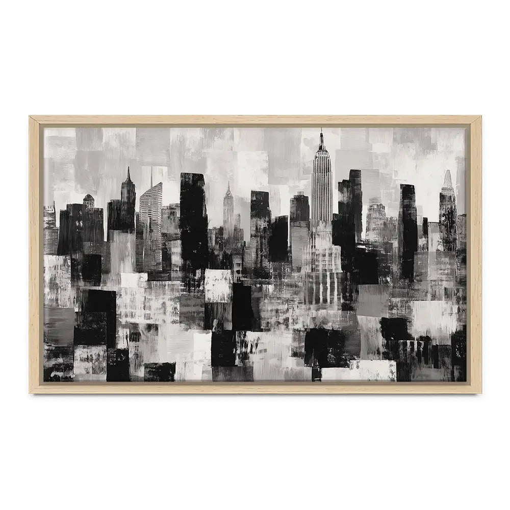 NYC Collage Canvas Print NYC Collage Canvas Print wall art product Chromatic Storm Studio