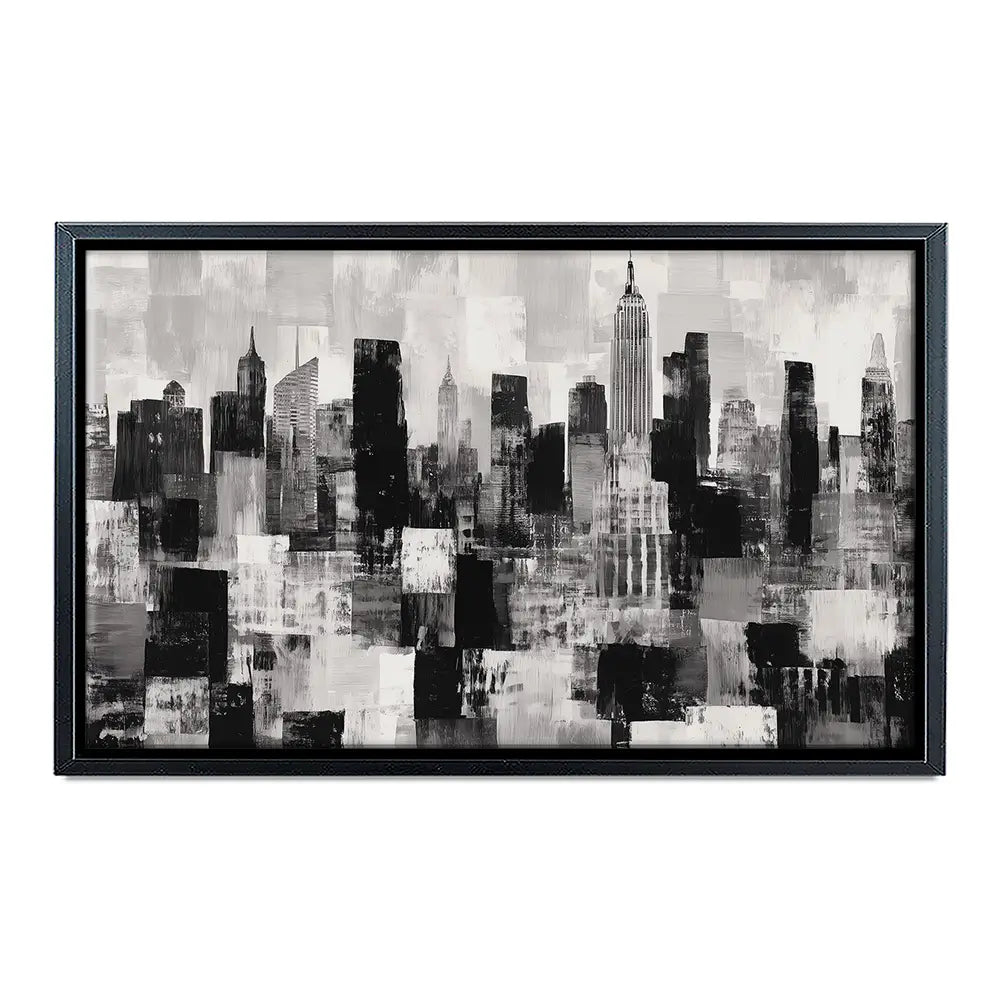 NYC Collage Canvas Print NYC Collage Canvas Print wall art product Chromatic Storm Studio