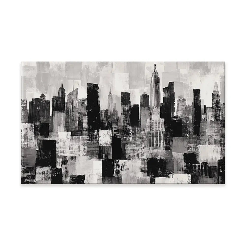 NYC Collage Canvas Print NYC Collage Canvas Print wall art product Chromatic Storm Studio